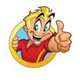 boy with thumbs up